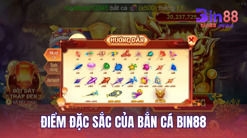 Những điểm đặc sắc giúp game bắn cá đổi thưởng BIN88 trở nên thu hút