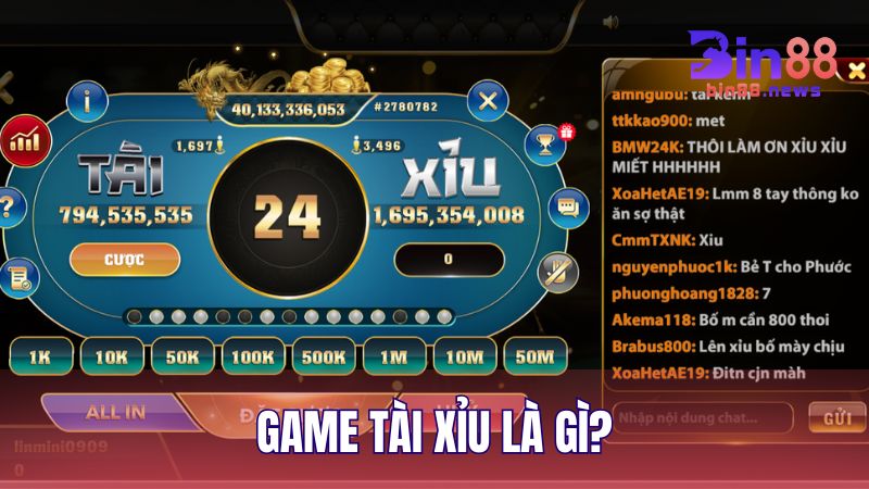 Tài Xỉu, còn gọi là Sic Bo hoặc Over – Under là trò chơi đang được yêu thích
