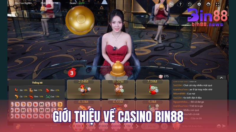 Giới thiệu về Casino BIN88 – Đẳng cấp như đang ngồi sòng bài thật