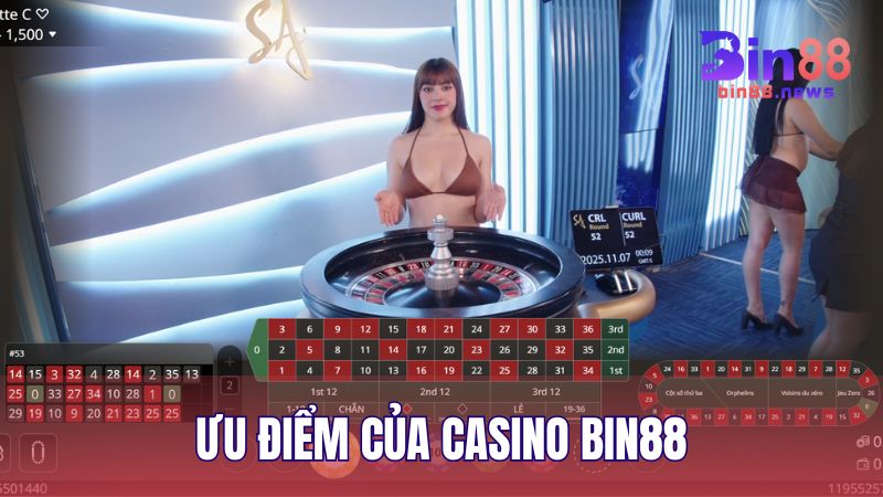 Ưu điểm của Live Casino tại BIN88 giúp thu hút đông đảo người tham gia