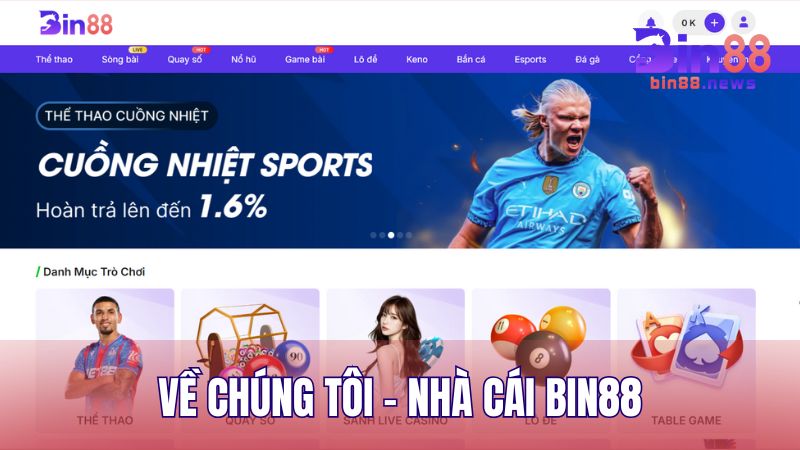 Giới thiệu về chúng tôi – Lịch sử hình thành thương hiệu BIN88
