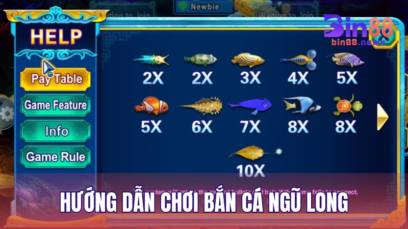 Quy tắc và hướng dẫn chi tiết khi chơi bắn cá đổi thưởng Ngũ Long đơn giản, dễ hiểu