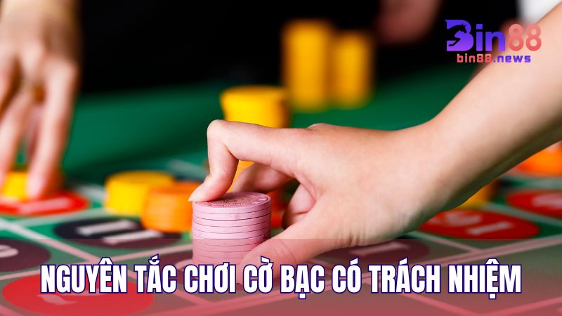 Nguyên tắc chơi cá cược một cách tỉnh táo dành cho thành viên tại BIN88